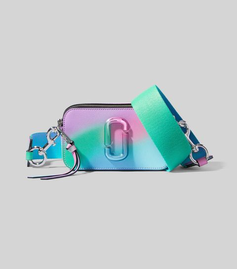 Marc Jacobs Multicolor Small Airbrush Snapshot Camera Bag In 100
