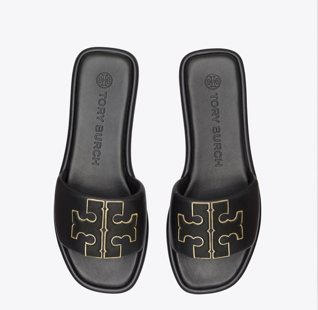 Tory Burch Double T Sport Slide – Luxe Paradise