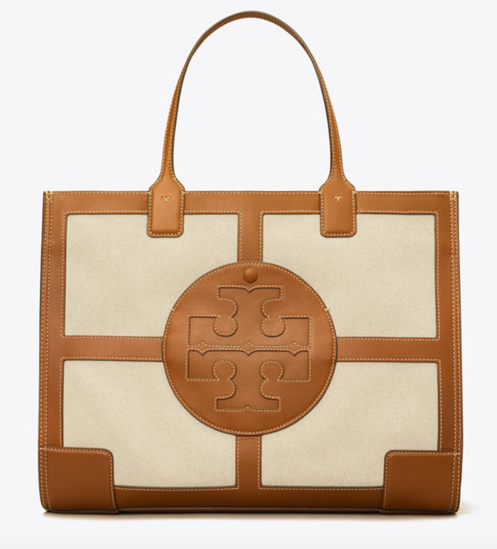 Tory Burch Ella Canvas Quadrant Tote Bag – Luxe Paradise Tory Burch Ella Canvas Quadrant Tote Bag – Luxe Paradise