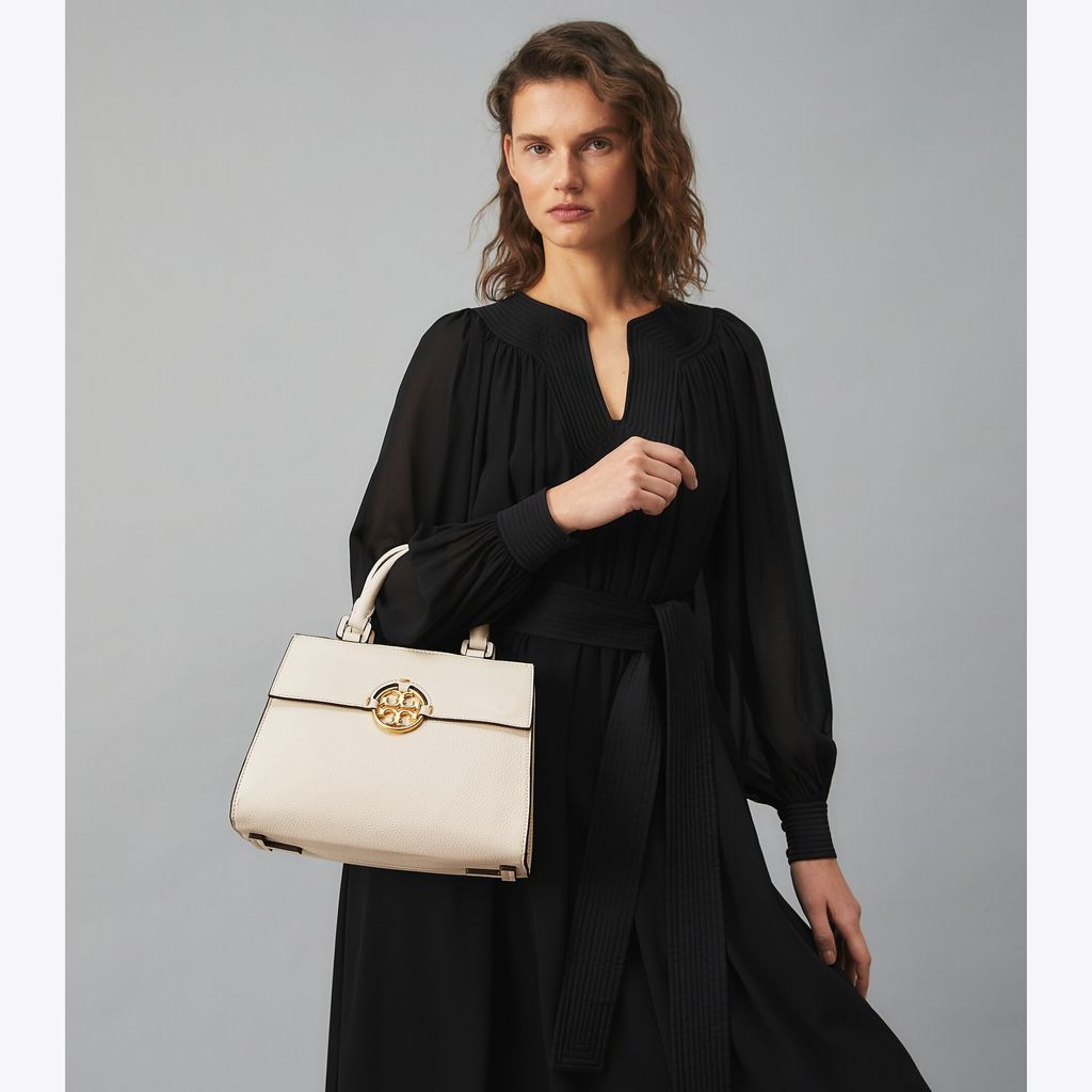 Tory Burch Miller Top Handle Satchel – Luxe Paradise Tory Burch Miller Top Handle Satchel – Luxe Paradise