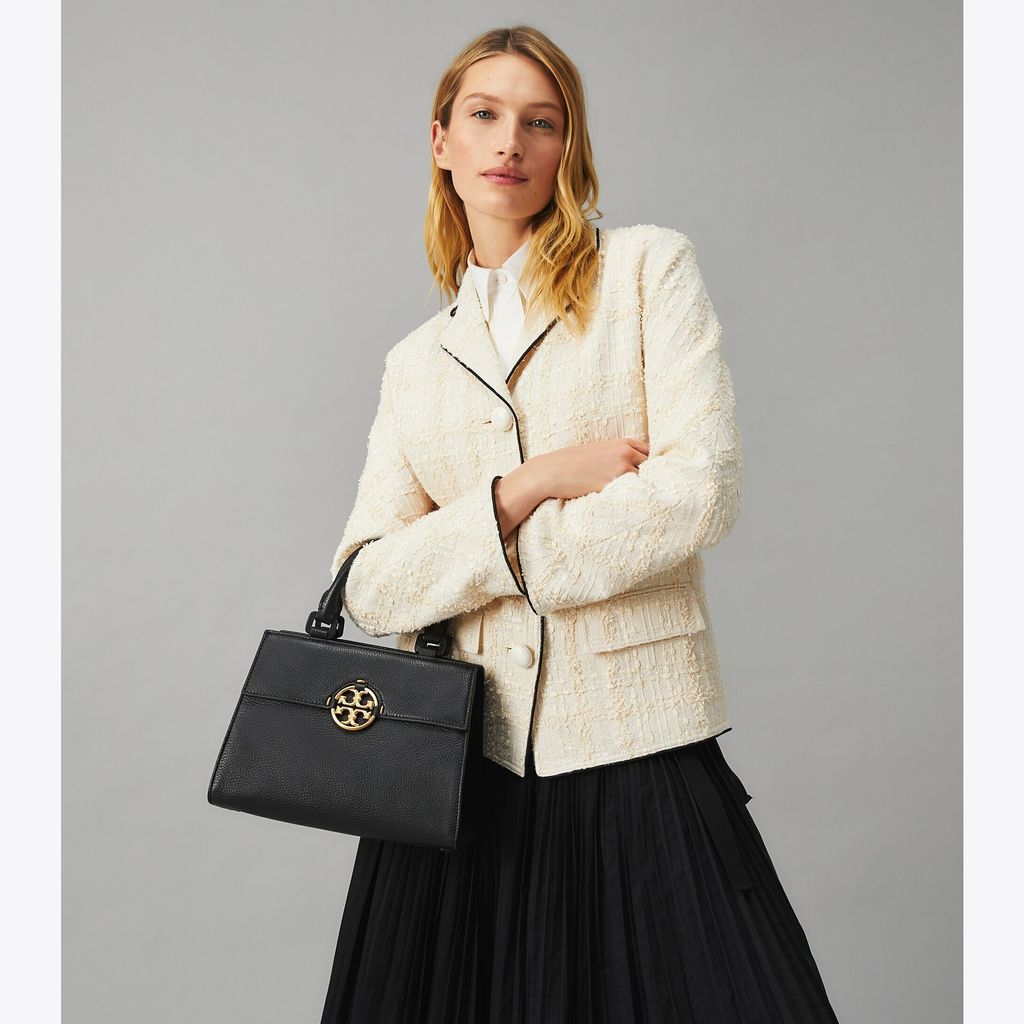 Tory Burch Miller Top Handle Satchel – Luxe Paradise Tory Burch Miller Top Handle Satchel – Luxe Paradise