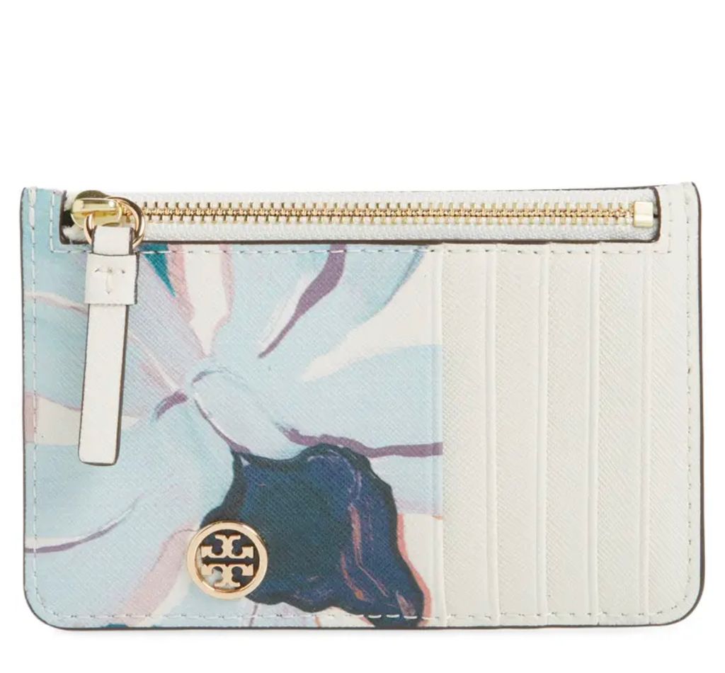 Tory Burch Robinson Floral Slim Card Case – Luxe Paradise