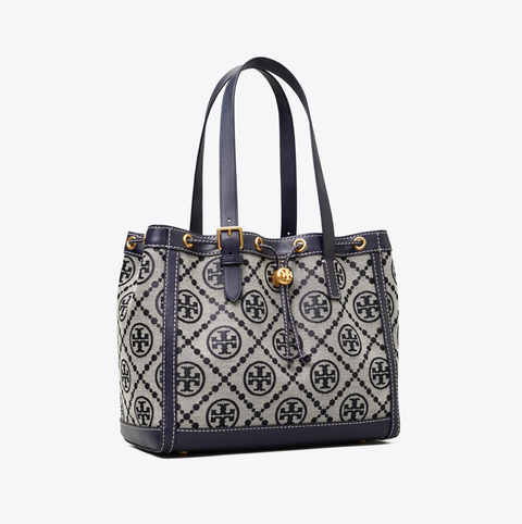 TORY BURCH Mini N/S T Monogram Jacquard Tote Bag for Women