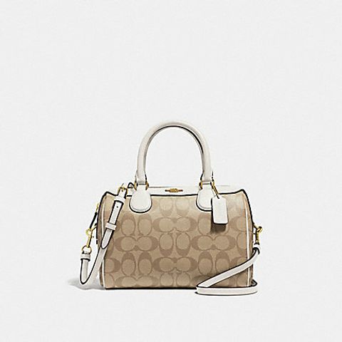 Coach Mini Bennett Satchel In Signature Canvas F32203