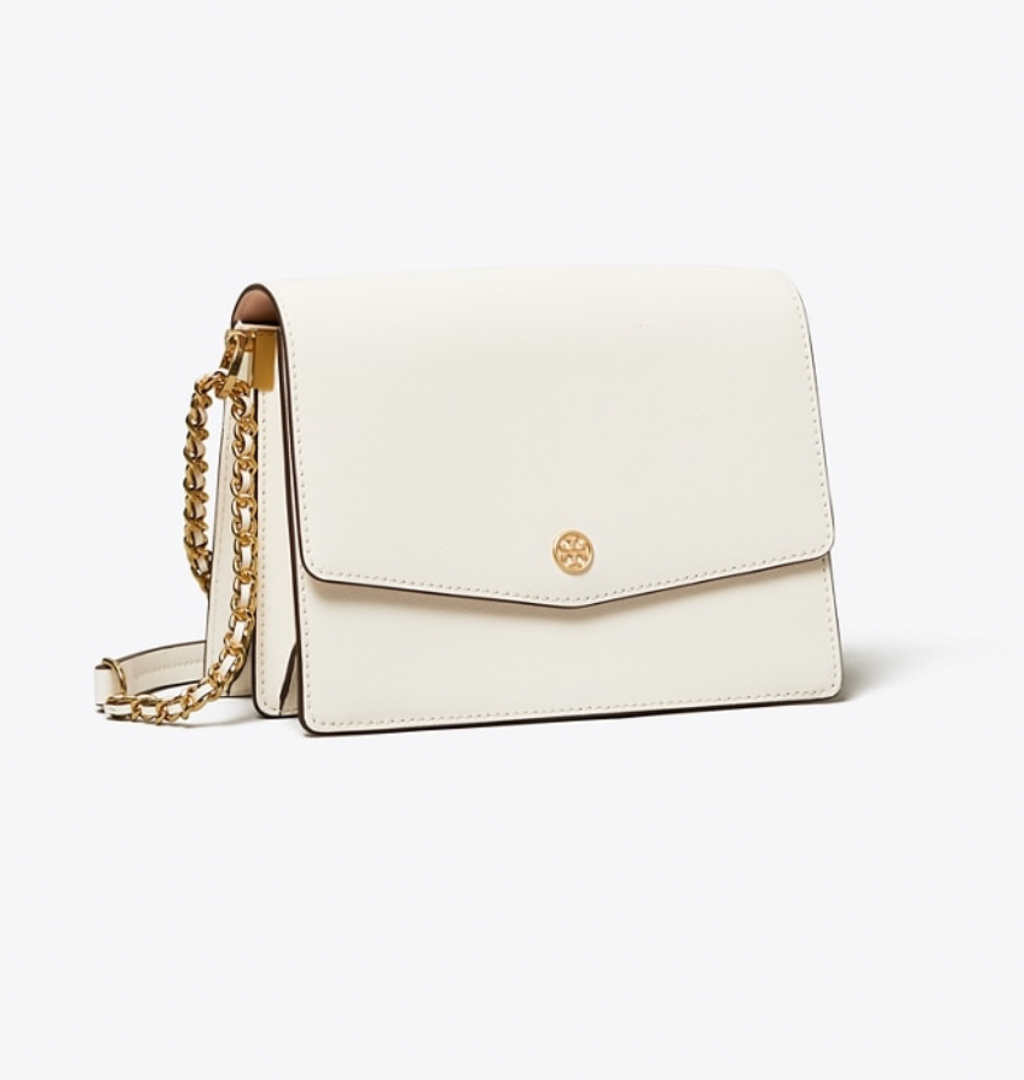 Tory Burch Robinson Embossed Color - Block Mini Shoulder Bag – VIASHOP