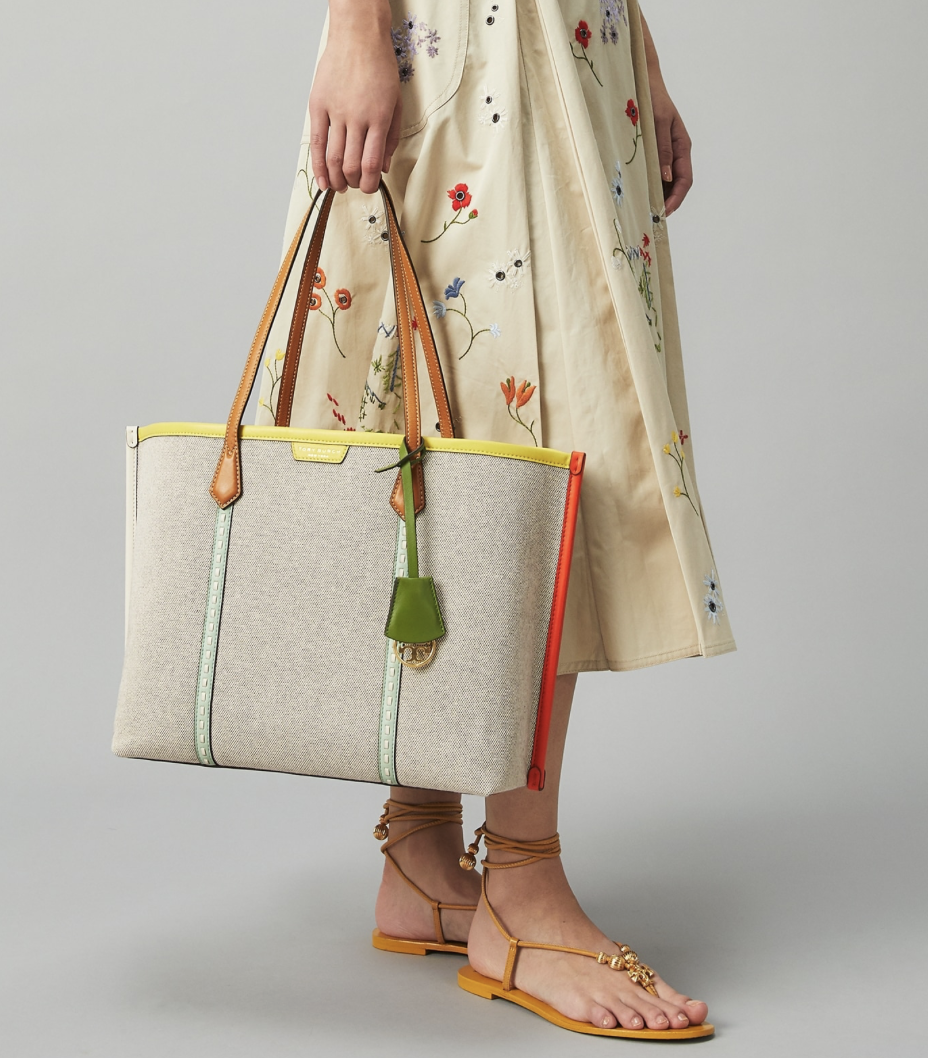 perry canvas oversized tote