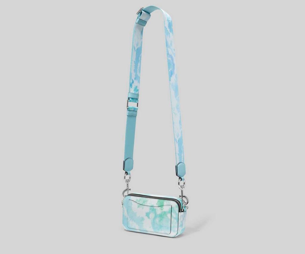 The Tie Dye Snapshot Marc Jacobs bag in saffiano leather