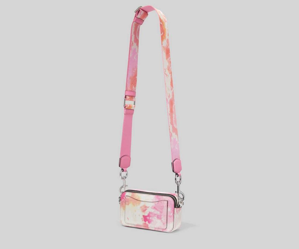 13456 MARC JACOBS The Snapshot Tie Dye Camera Bag PINK