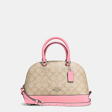coach mini sierra satchel in signature