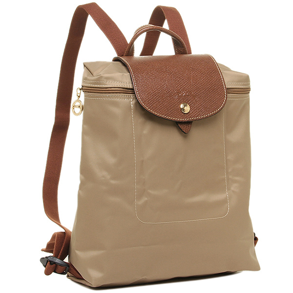 Longchamp Backpack Shoulder Backpack Leather Red/SilverHardware | eBay