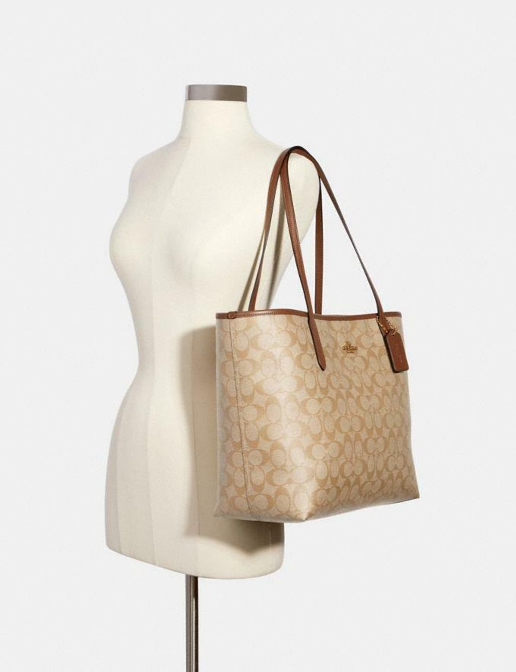 Coach City Tote In Signature Canvas 5696 – Luxe Paradise