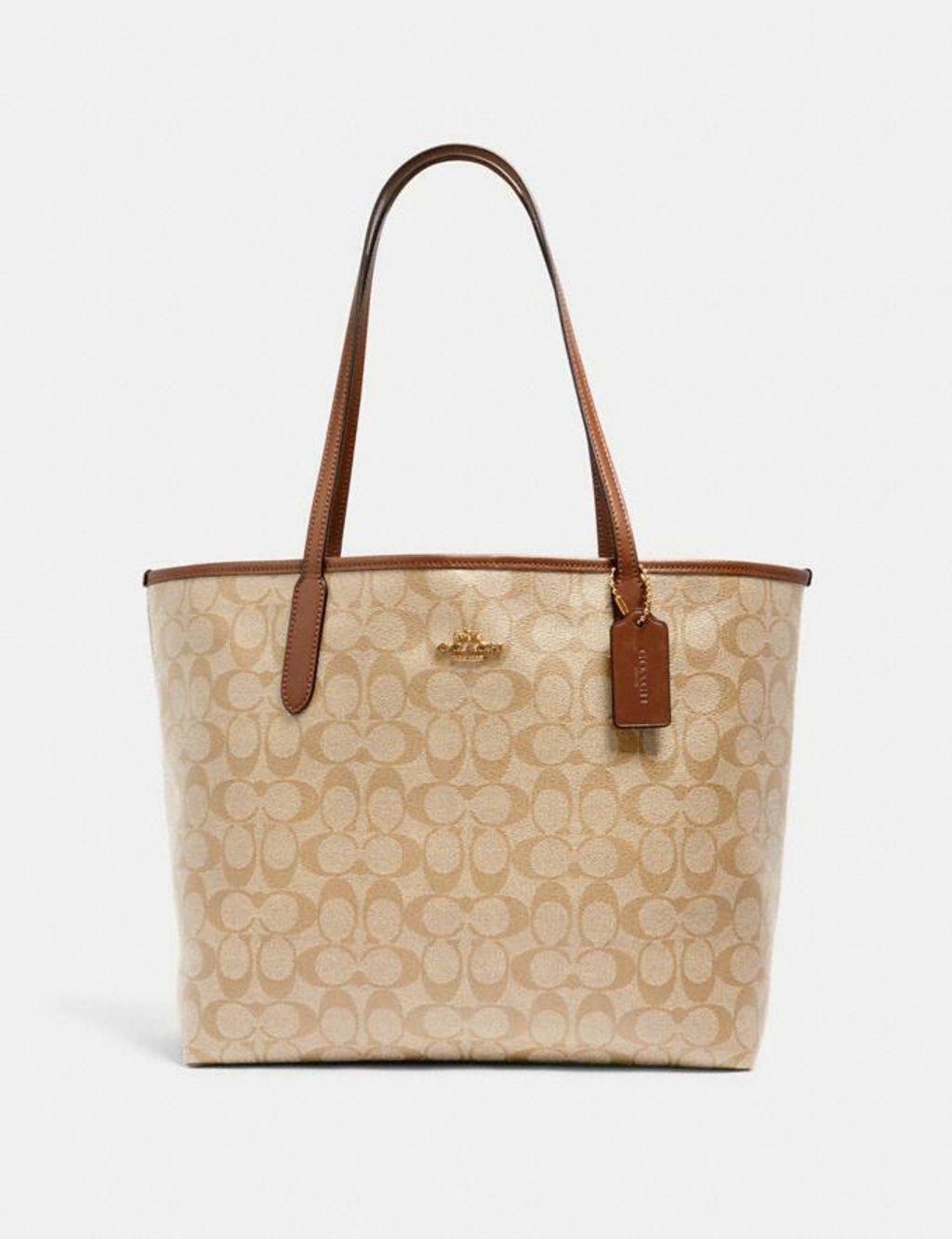 Coach City Tote In Signature Canvas 5696 – Luxe Paradise