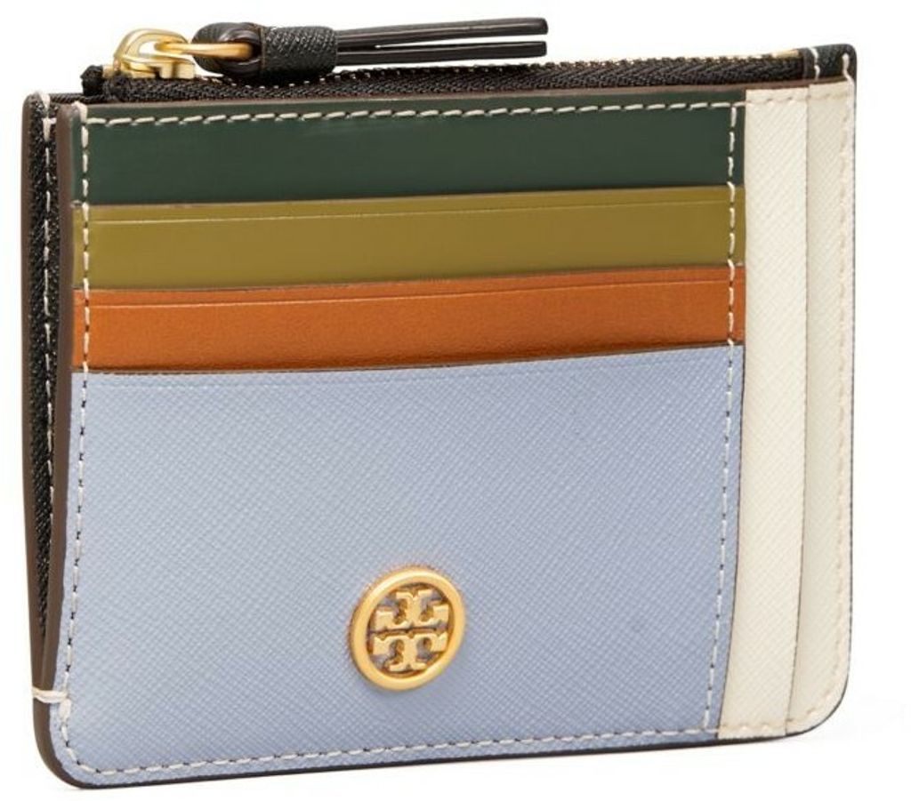 Tory Burch Robinson Colorblock Mixed Leather Shoulder Bag