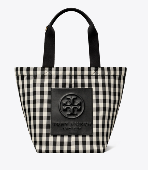 Tory Burch Piper Gingham Small Square Tote Bag – Luxe Paradise