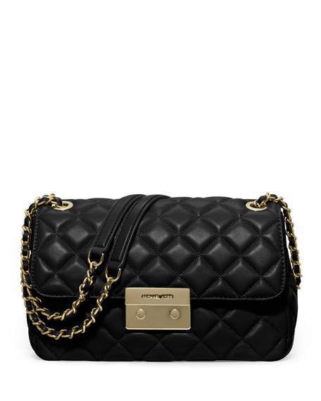 michael kors sloan quilted leather shoulder bag