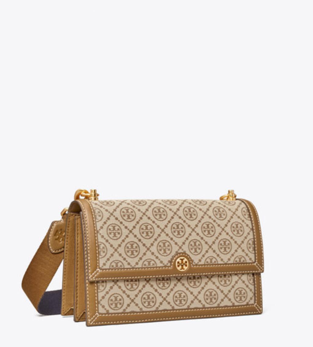 Tory Burch T Monogram Jacquard Shoulder Bag – Luxe Paradise