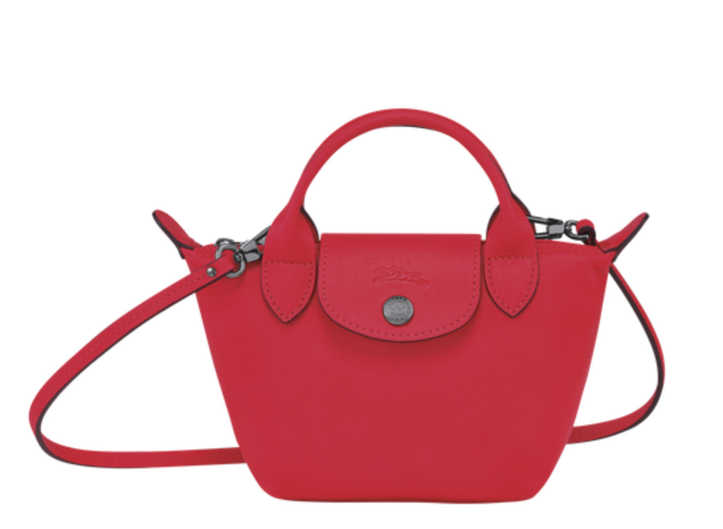 Longchamp LE PLIAGE CUIR TOP HANDLE BAG ขนาด MINI - กระเป๋าแบรนด์