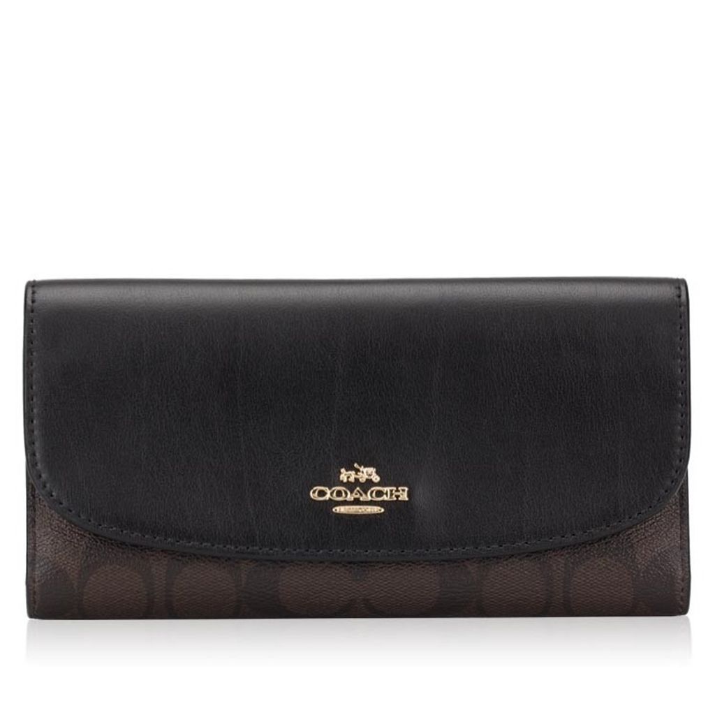 black checkbook wallet