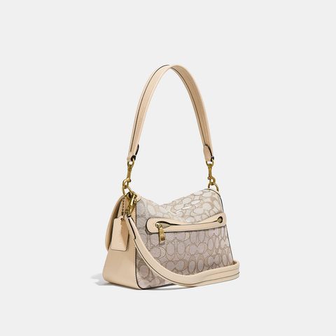 Coach Soft Tabby Shoulder Bag In Signature Jacquard C4821 – Luxe