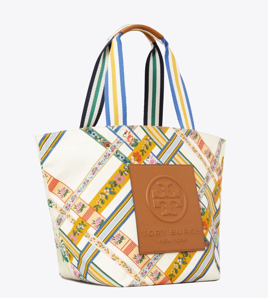 Tory Burch Gracie Reversible Printed Canvas Tote Bag – Luxe Paradise