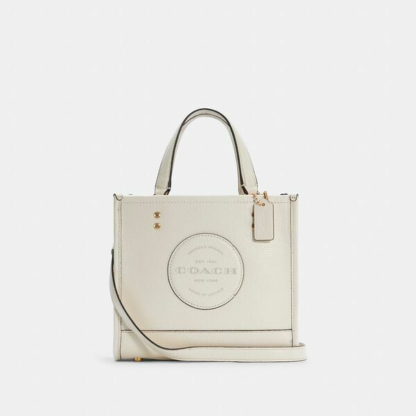 coach tote white