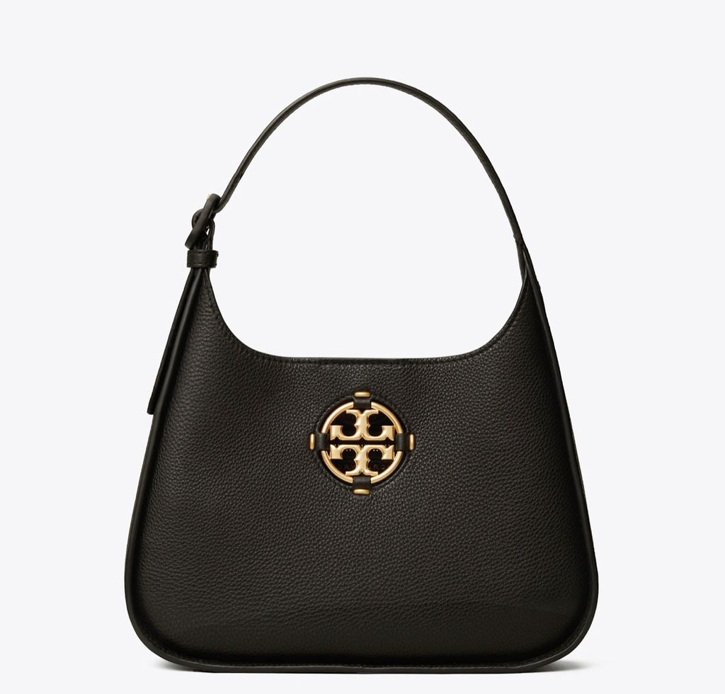 NEW Tory Burch Age Camello Leather Small Miller Saddle Bag $348