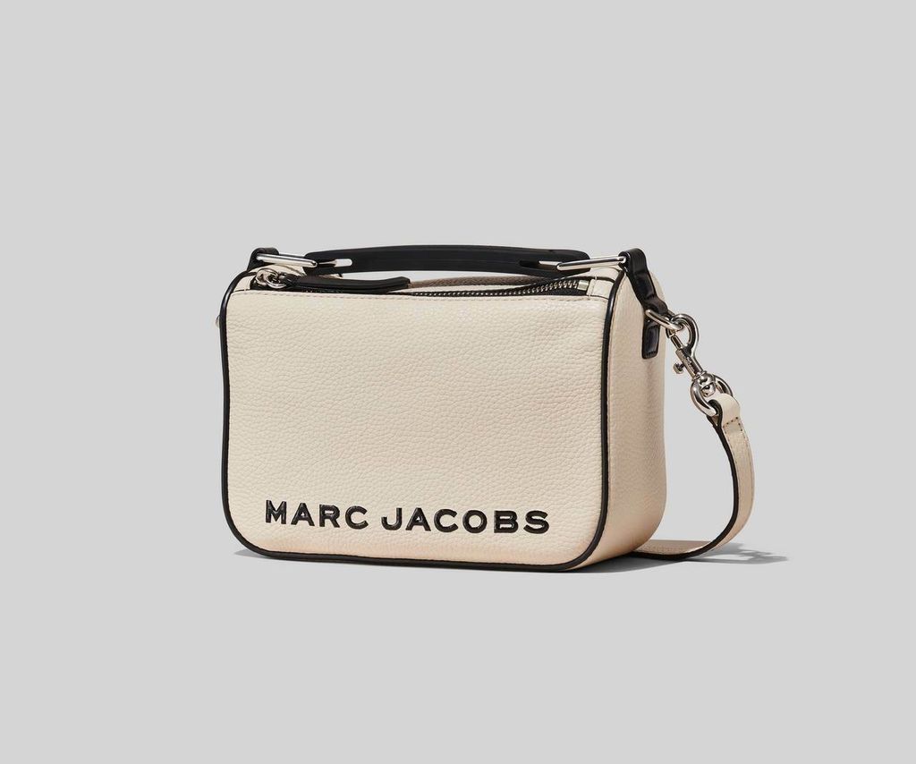 Mini Softbox of Marc Jacobs - Small ivory and black bag with