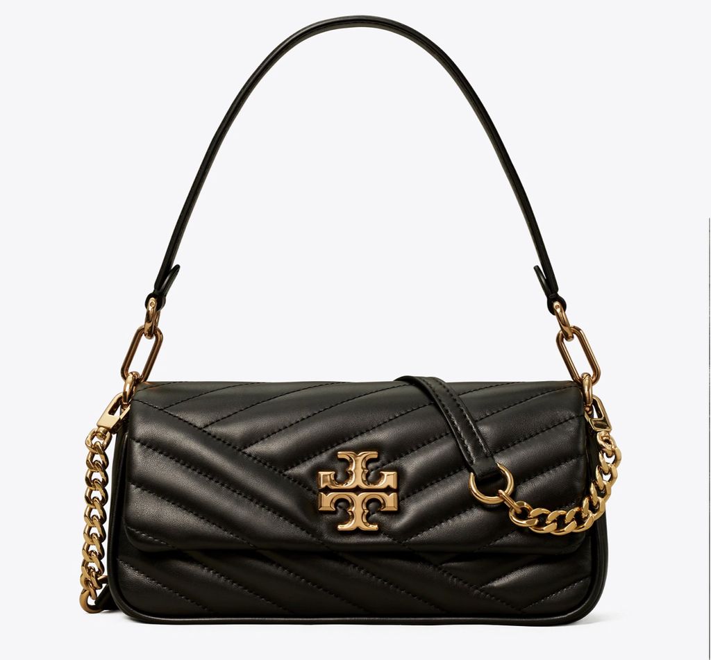 Tory Burch - Black Leather Kira Shoulder Bag