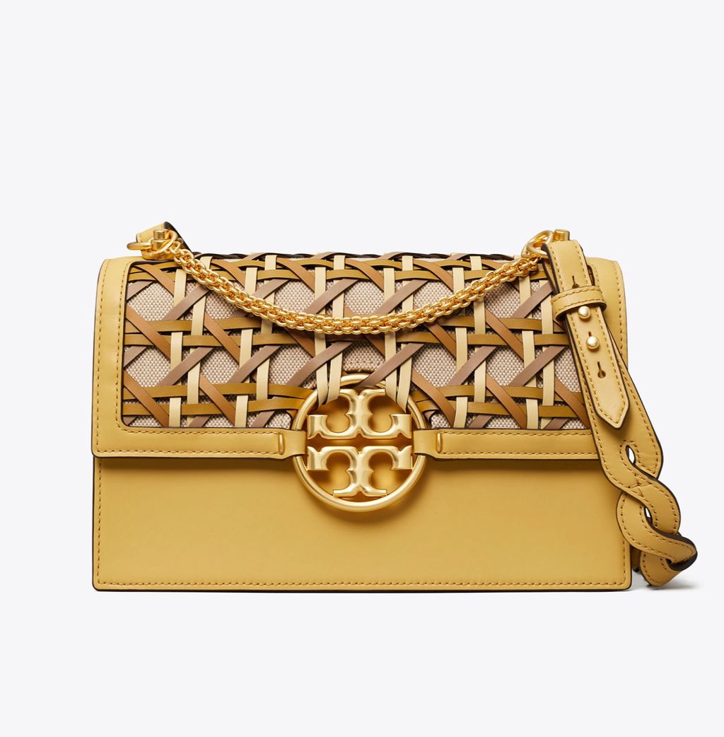 Tory Burch Miller Basket-weave Shoulder Bag – Luxe Paradise