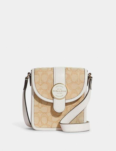 NWT Coach Pennie Shoulder Bag 25 In Signature Canvas