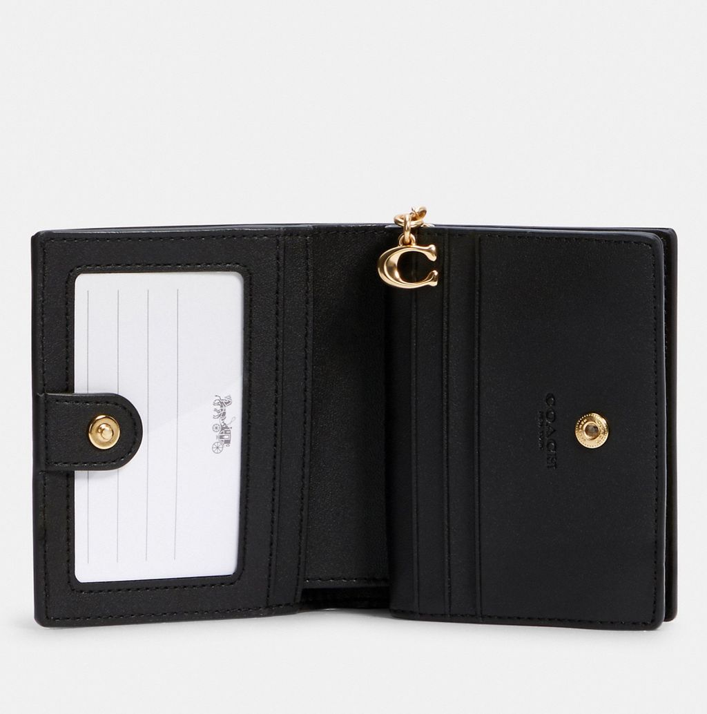 Coach Snap Wallet In Signature Canvas C3309 Luxe Paradise