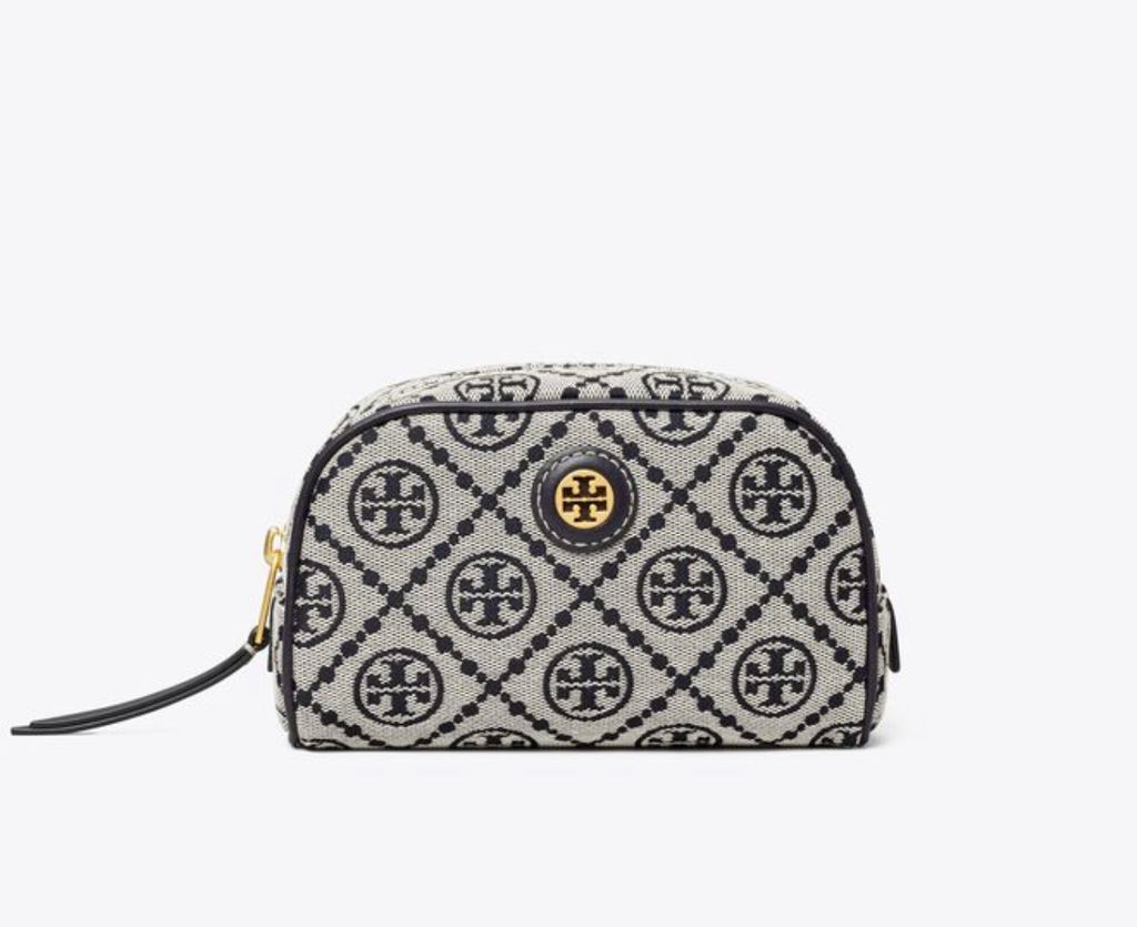 Tory Burch T Monogram Jacquard Mini Cosmetic Case – Luxe Paradise