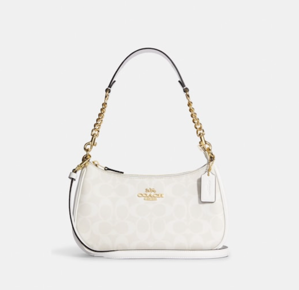 Coach Teri Shoulder Bag In Signature Canvas CA548 – Luxe Paradise