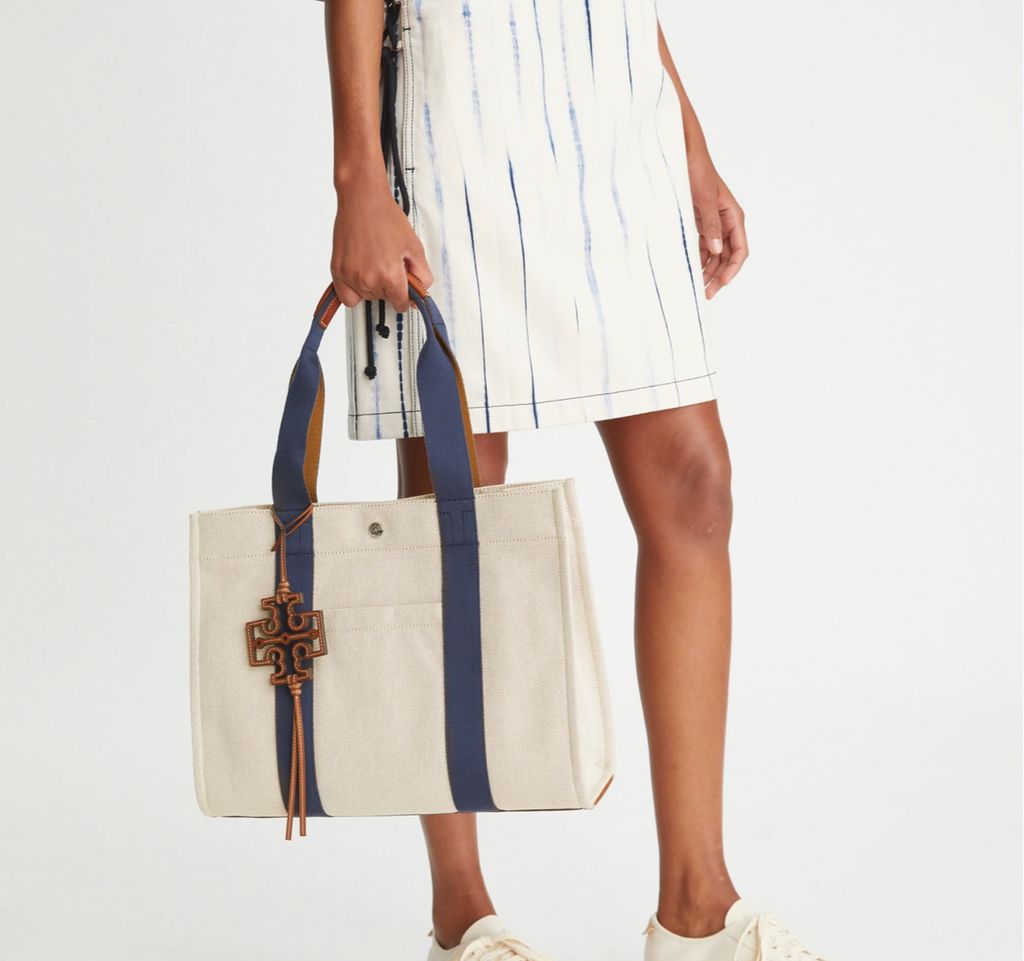 Tory Burch T Monogram Coated Canvas Tote Bag – Luxe Paradise