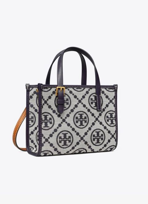 Tory Burch T Monogram Coated Canvas Tote Bag – Luxe Paradise