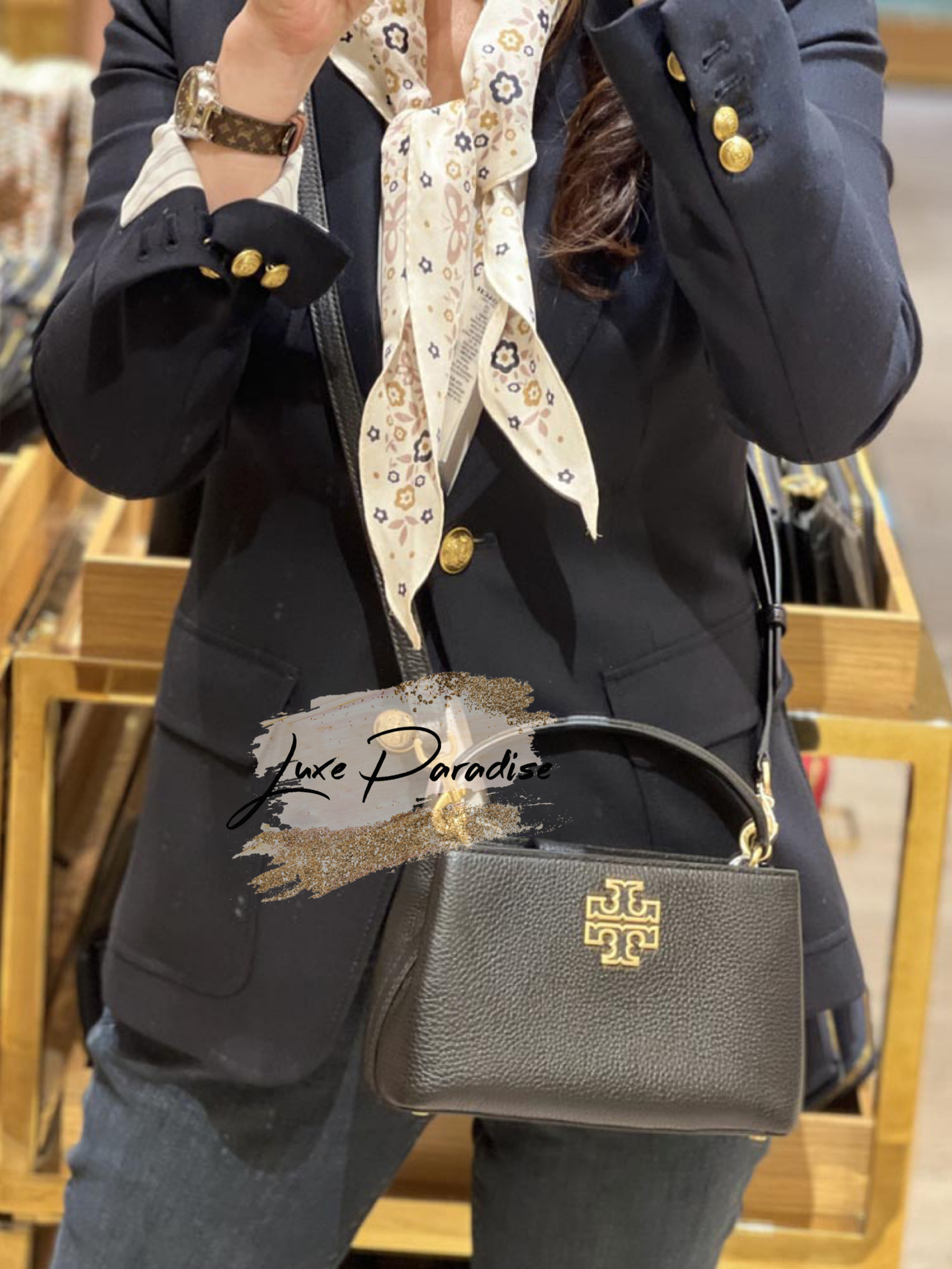 Tory Burch Britten Micro Satchel – Luxe Paradise Tory Burch Britten Micro Satchel – Luxe Paradise