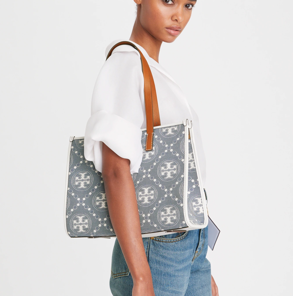 Mini T Monogram Denim Tote: Women's Handbags