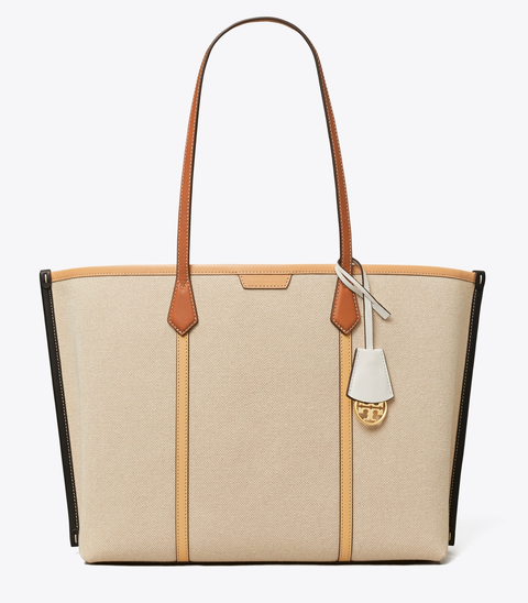 Tory Burch Perry Canvas Triple-Compartment Tote – Luxe Paradise