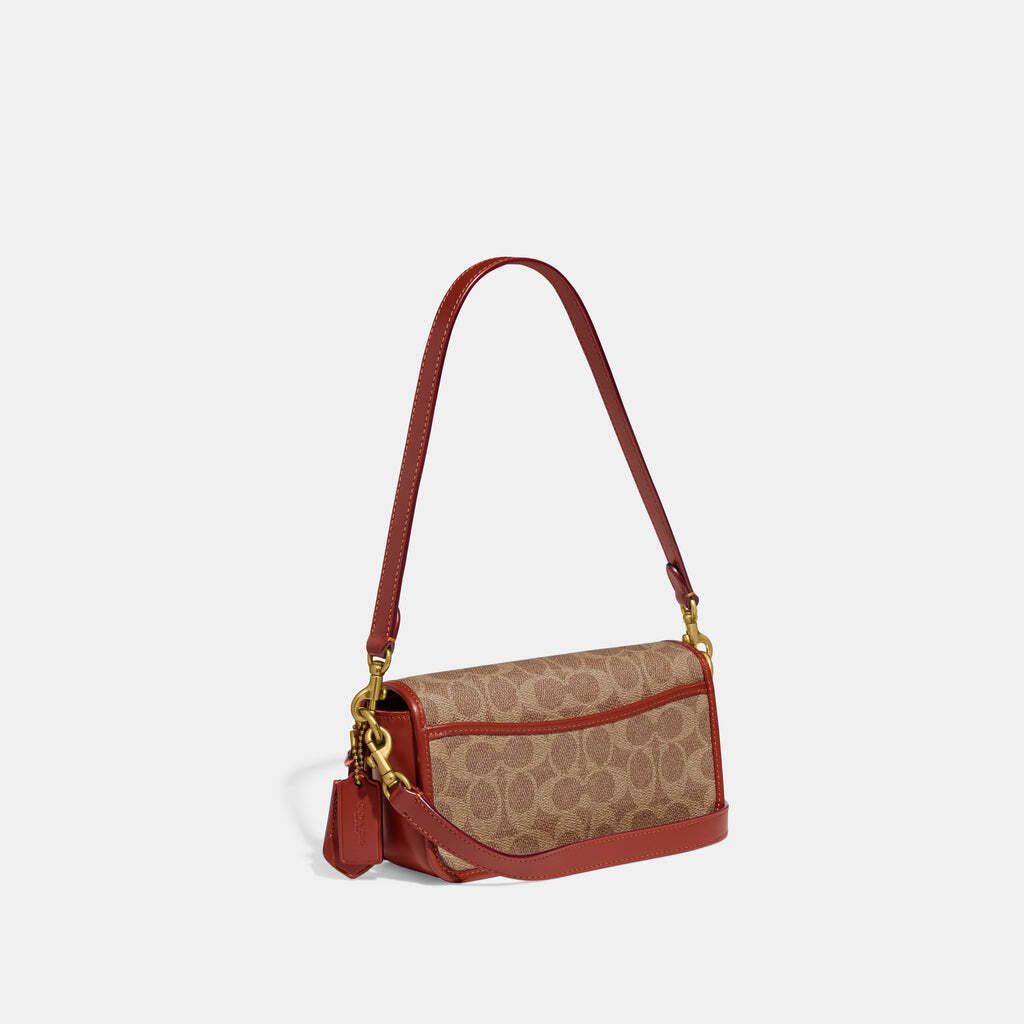 Coach Studio Baguette Bag In Signature Canvas CE764 Luxe Paradise
