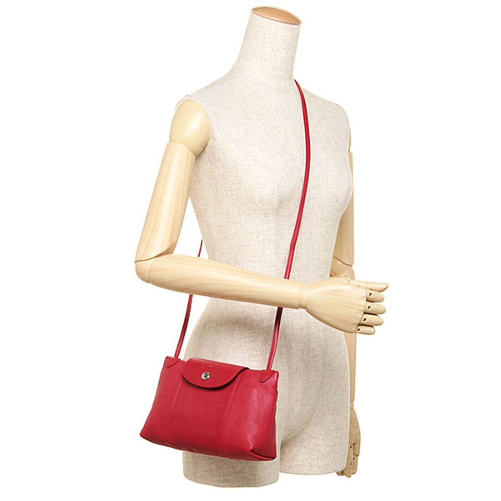 Longchamp Le Pliage Cuir Mini Crossbody Bag 珑骧小羊皮折叠包