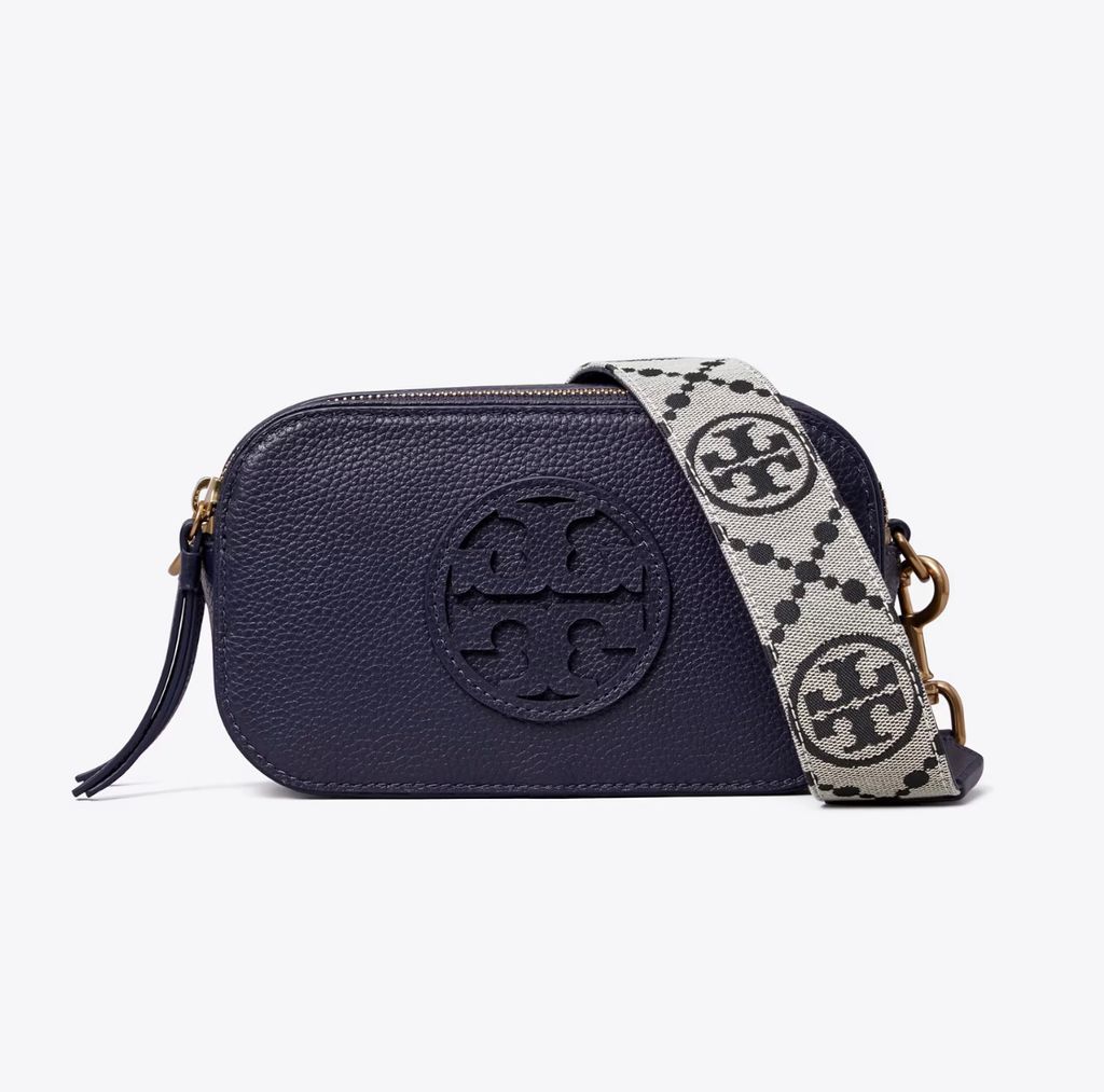 Tory Burch Black Genuine Leather Miller Cross-Body Bag at FORZIERI