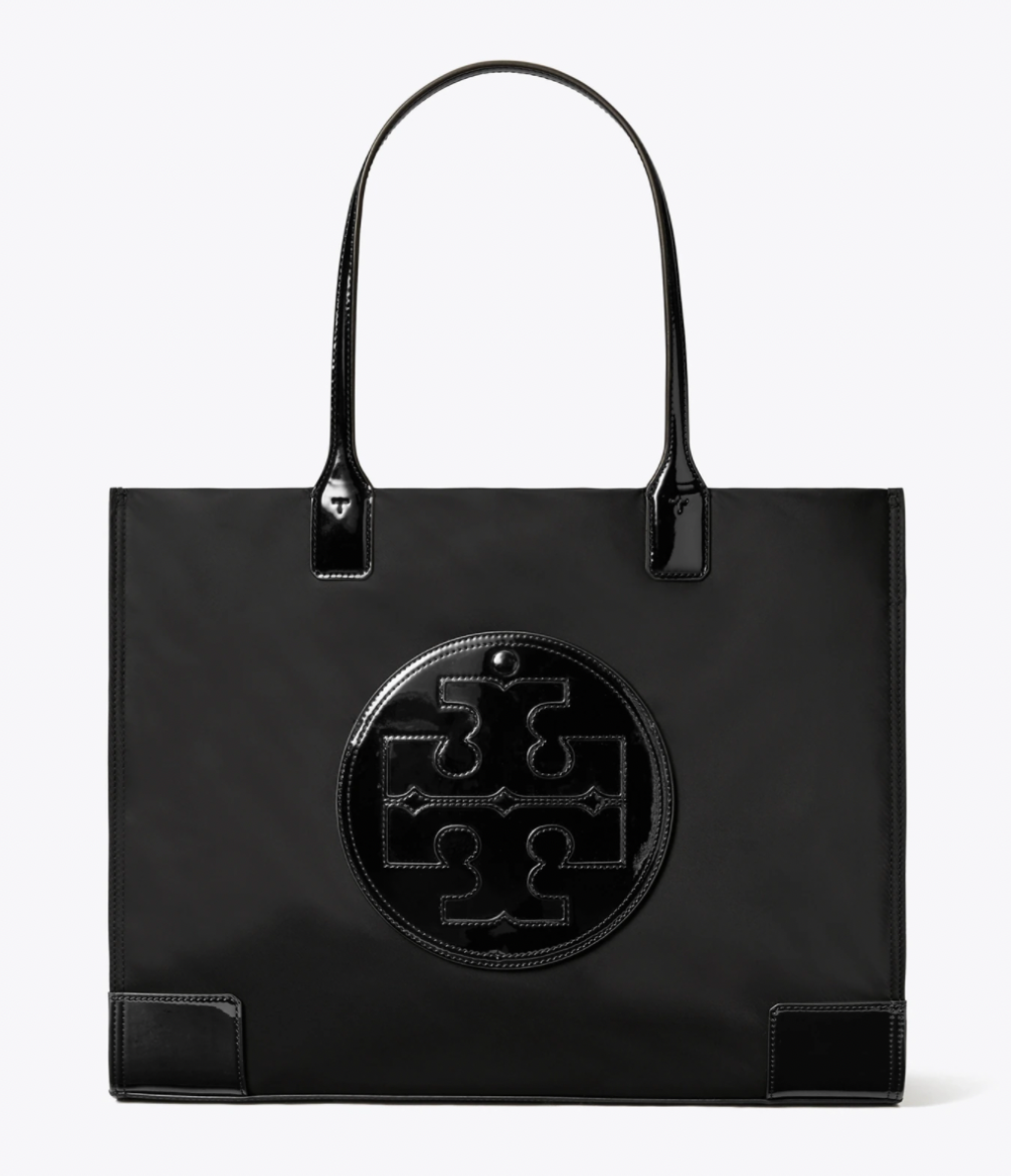 Tory Burch Ella Patent Small Tote Bag In Black Lyst Canada, 50% OFF