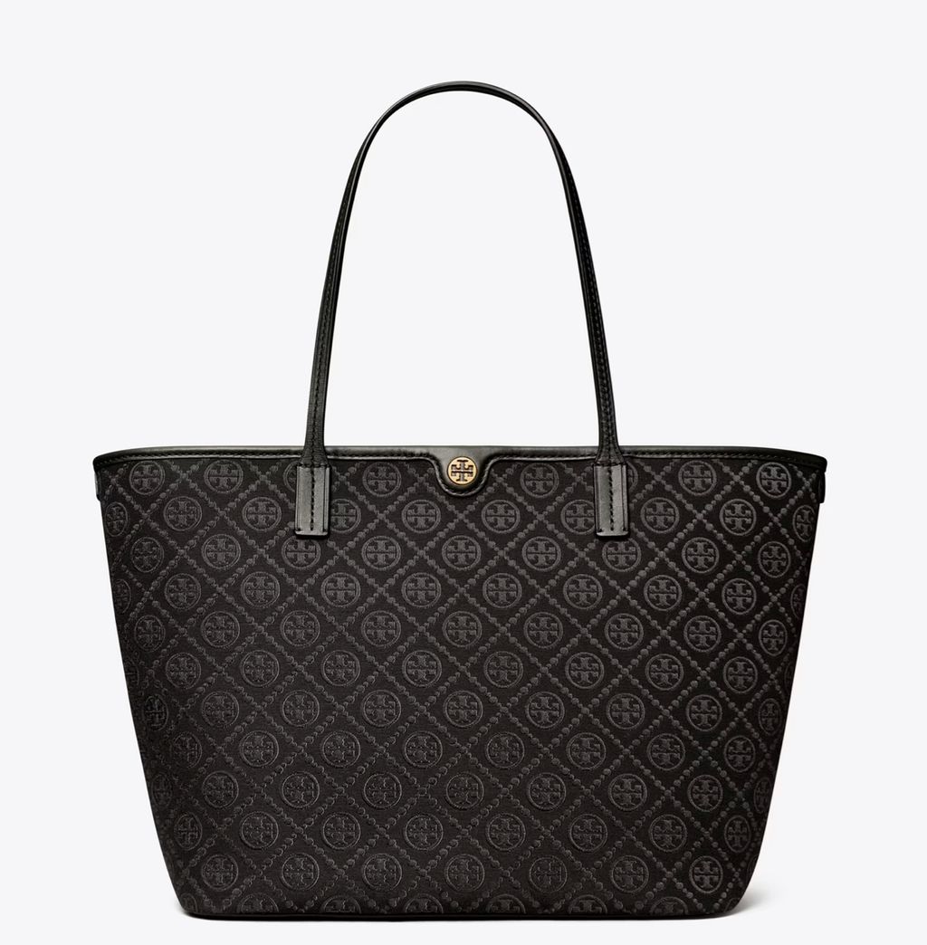 Tory Burch T Monogram Coated Canvas Tote Bag – Luxe Paradise