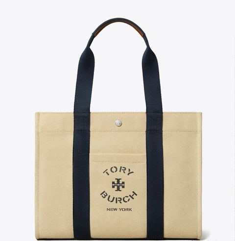💯 Authentic Tory burch T monogram jacquard bucket bag, Luxury