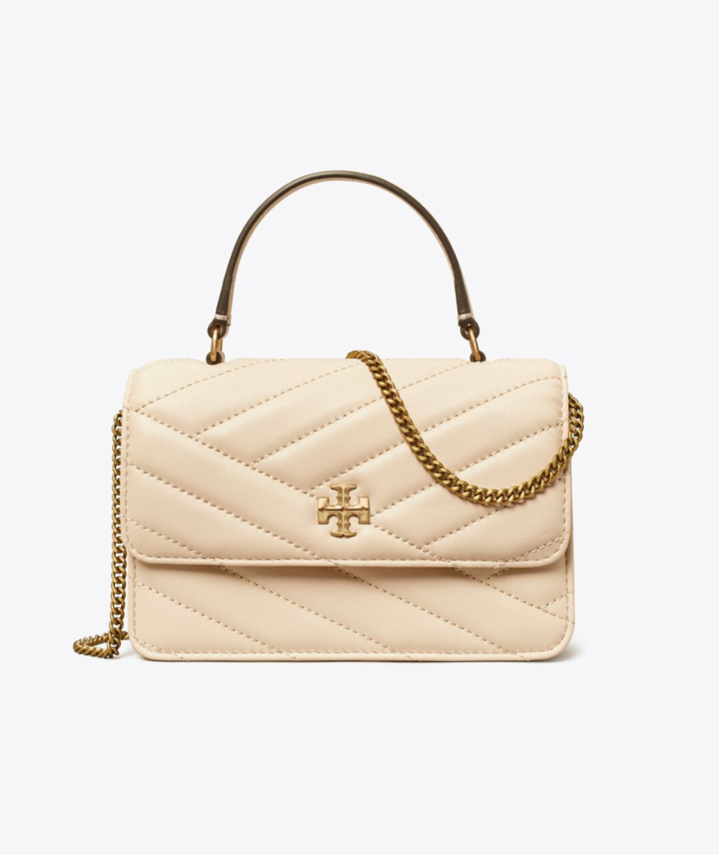 Tory Burch Kira Chevron Top-Handle Satchel Bag