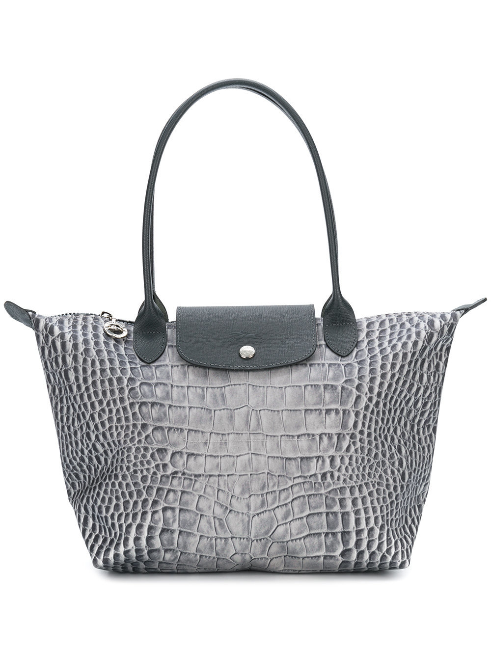 Longchamp Croco Print Tote Bag M – Luxe Paradise