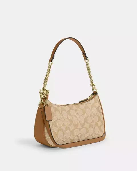 Coach Teri Shoulder Bag In Signature Canvas CA548 Luxe Paradise