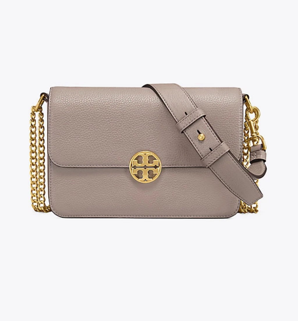 Tory Burch Crossbody Chelsea Black Leather Shoulder Bag - MyDesignerly