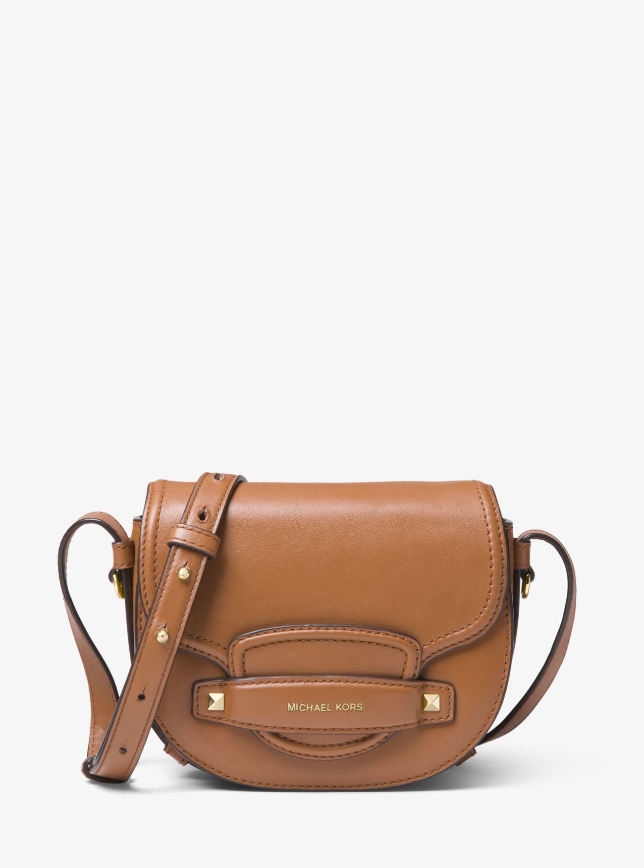 cary small grommeted leather saddle bag