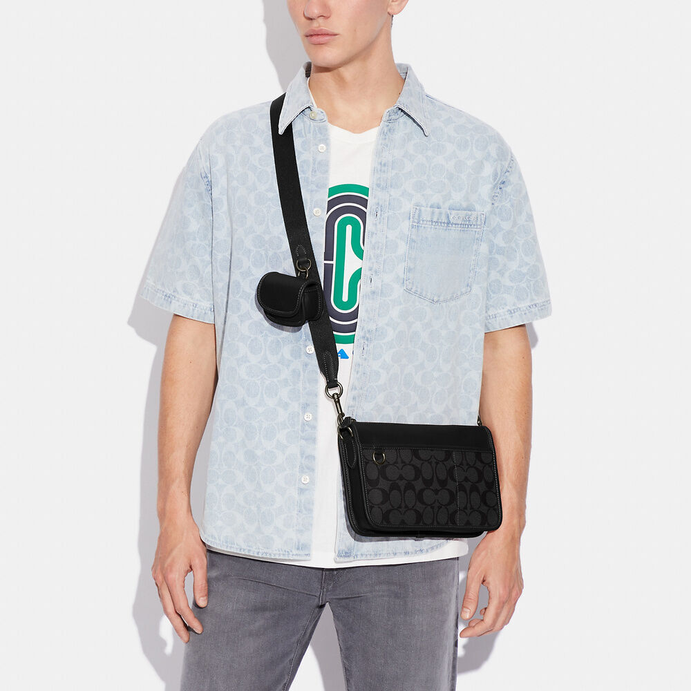 Ready Stock] Coach Heritage Convertible Crossbody With Hybrid